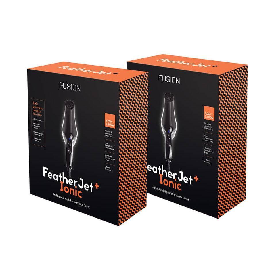 Fusion FeatherJet Plus Ionic Professional Hair Dryer In Black 1+1 Deal