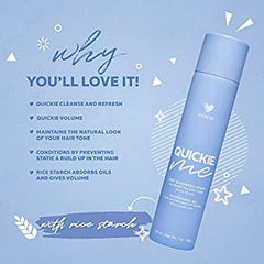 Design Me Quickie Me Dry Shampoo Brunette & Darker Tones 339ml