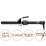 Hot Tools Black Gold Titanium Micro Shine Curling Iron 25mm