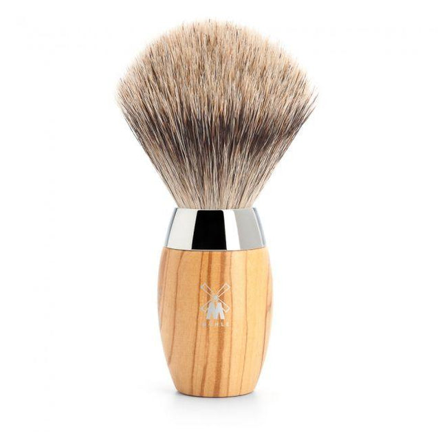 Muhle 281 H 870 Kosmo Fine Badger Hair Shaving Brush - Olive WoOL