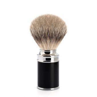 Muhle Traditional M106 Silvertip Fibre Brush Black Resin