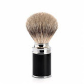 Muhle Traditional M106 Silvertip Fibre Brush Black Resin