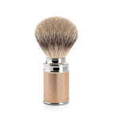 Muhle Traditional M89 Silvertip Fibre Brush Chrome Plated Rose Gold Metal