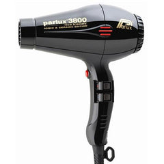 Parlux 3800 Ceramic and Ionic Hair Dryer 2100W Black