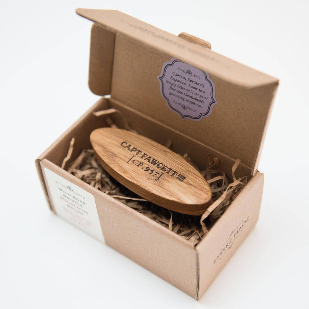 Captain Fawcett Wild Boar Bristle Moustache Brush