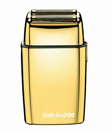 BaByliss PRO FOILF X02 Cordless Gold Metal Double Foil Shaver