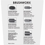 Brushworx Keratin Silk Ceramic Hot Tube Hair Brush - Medium Preorder