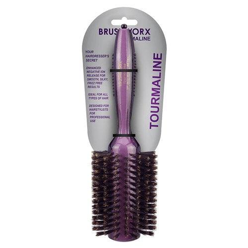Brushworx Tourmaline Boar Bristle Radial Hair Brush - Large