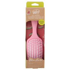 WET BRUSH - Go Green Shine Hair Brush - Moisturizing - Watermelon Seed Oil.