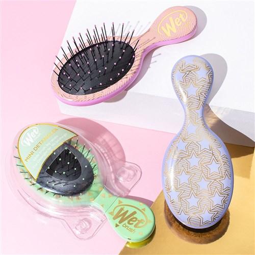 WetBrush Mini Geo Lavender Stars.