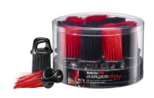 Products BaBylissPRO Barberology Knuckle Long Bristle Brush 12pc Tub.