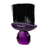 Brushworx Crystal Neck Brush Purple