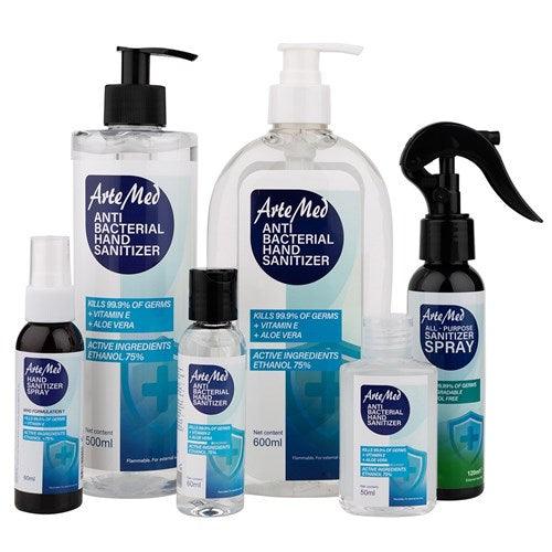 ArteMed Anti Bacterial Hand Sanitiser 60 ml