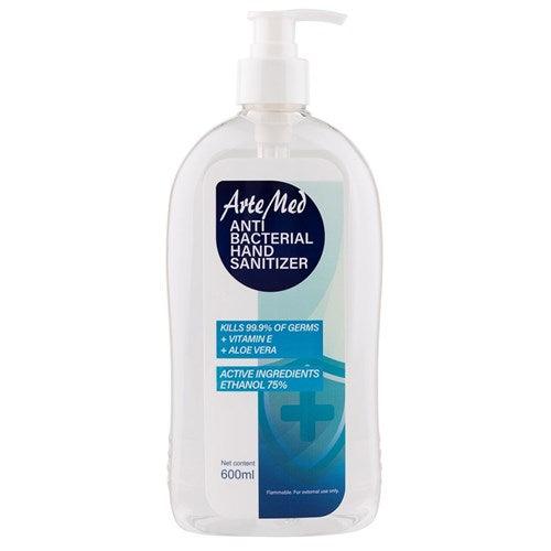 ArteMed Anti Bacterial Hand Sanitiser 600 ml