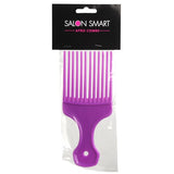 Salon Smart Afro Hair Comb Purple