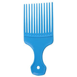 Salon Smart Afro Hair Comb Blue