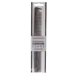Silver Bullet Carbon Wide Teeth Cutting Hair Comb