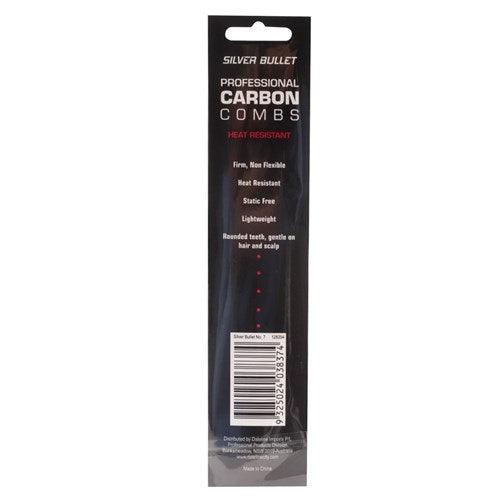 Silver Bullet Carbon Wide Teeth Cutting Hair Comb