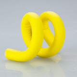 Hair FX Long Flexible Rollers - Yellow, 12pk
