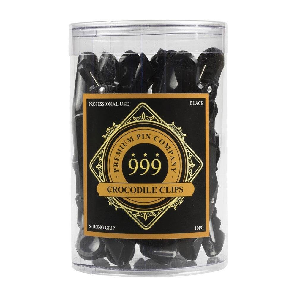 Premium Pin Company 999 Crocodile Clips Black 10pc