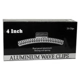 Dateline Professional 4" Finger Wave Hair Clips, 24pk