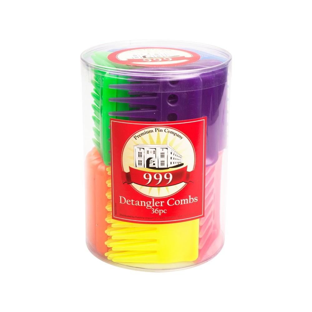 Premium Pin Company 999 Detangler Combs, 36pc