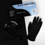 Robert de Soto Black Satin Reusable Gloves Small 10 Pack