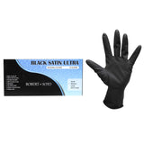 Robert de Soto Black Satin Reusable Gloves Medium Pack