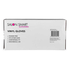 Salon Smart Vinyl Gloves Clear Small 100 pk