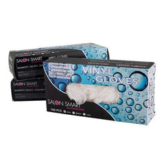 Salon Smart Vinyl Gloves Clear Small 100 pk
