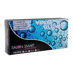 Salon Smart Vinyl Gloves Clear Small 100 pk