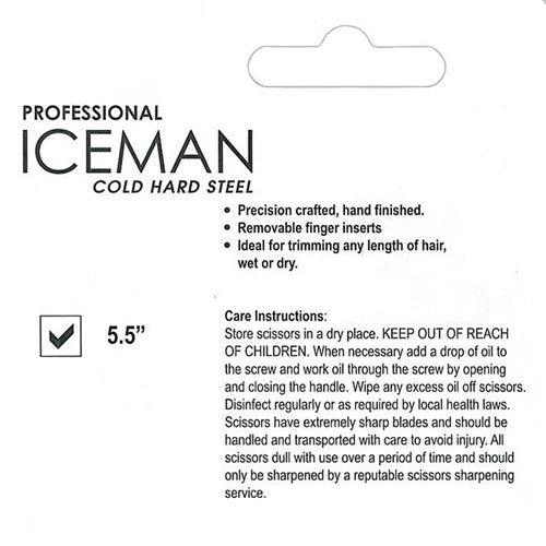 Iceman Retro 5.5" Hairdressing Scissors Blue