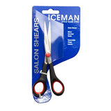 Iceman Salon Shears 6" Black Scissors