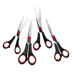 Iceman Salon Shears 6" Black Scissors
