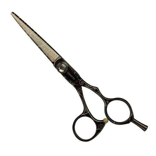 Iceman Black Crystal Black Swirl 5.5 Scissors