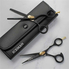 Iceman Blaze 6 Black Hairdressing Scissors Left Handed