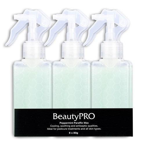 BeautyPRO Peppermint Spray-On Paraffin Wax - 6pk