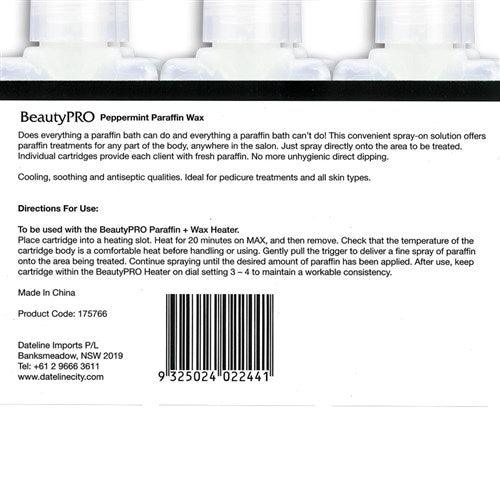 BeautyPRO Peppermint Spray-On Paraffin Wax - 6pk