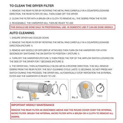 iQ Perfetto Hair Dryer Side Filter Black