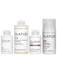 Olaplex Moisture Mask Bond Smoother Kit.