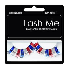 Lash Me Glow-In-The-Dark Metallic Multi-Coloured Eyelashes