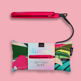 Glister Mini Travel Tourmaline Straightener 13mm-Flamingo