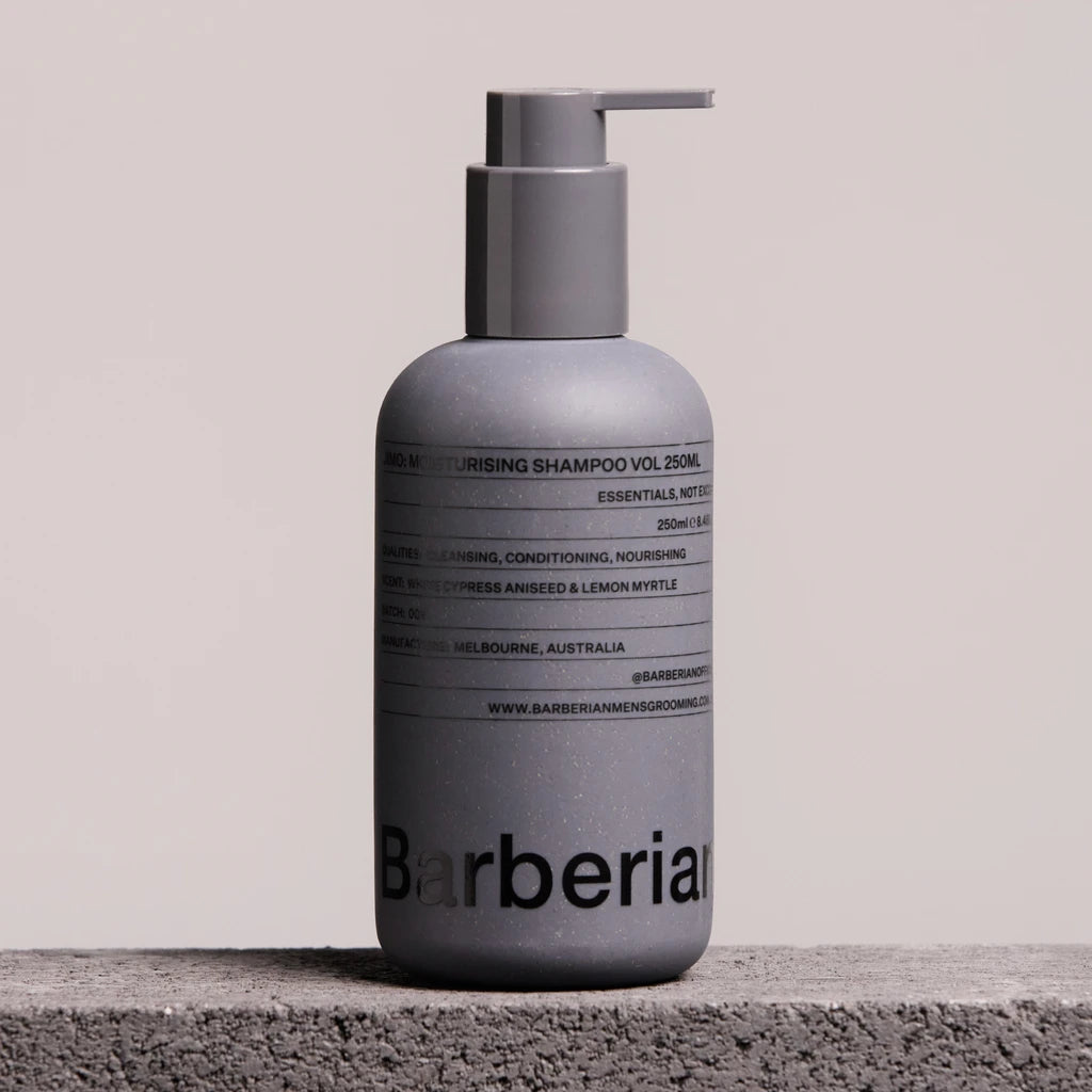 Barberian Man Jimo Moisturising Shampoo 250ml