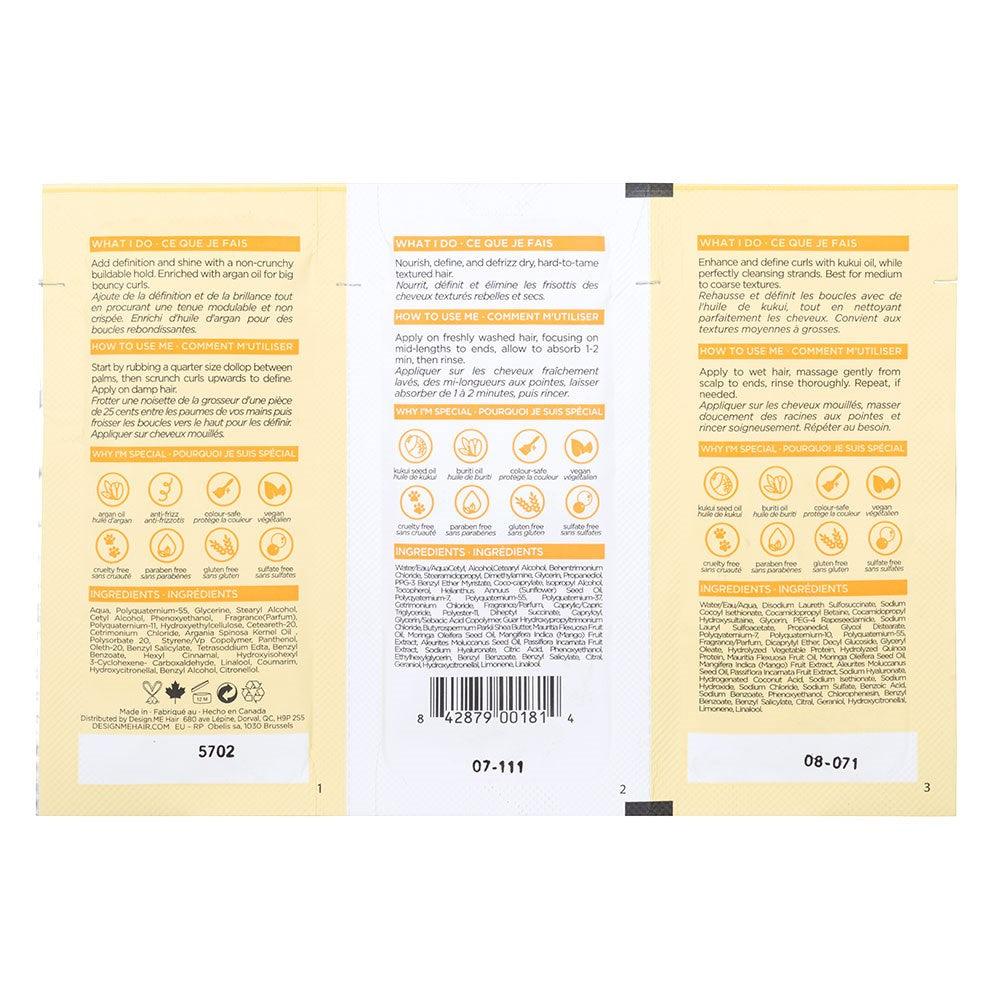 Design me BounceME Curl Haircare Sachets