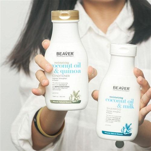 Beaver Coconut Oil And Quinoa Moisturising Shampoo 750ml