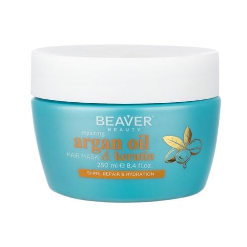 Beaver Argan Oil Keratin Hair Treatment Mask 250ml