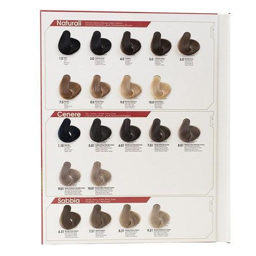 Echos Synergy Color Hair Colour Chart 100 ml tube