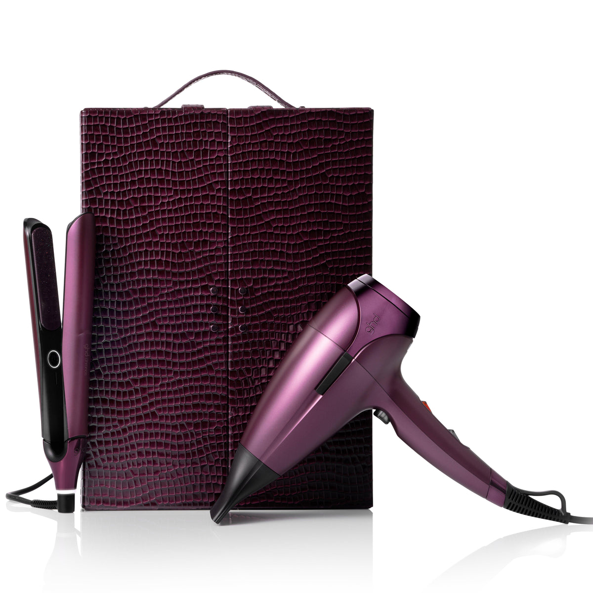 ghd Deluxe Hair Dryer And Straightener Gift Set In Cherry Chic
