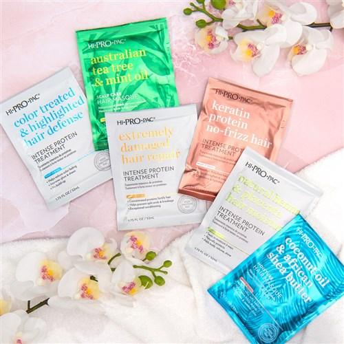 Hi Pro Pac Extremely Damaged Hair Intense Protein Hair Treatment 8 pc