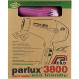 Parlux 3800 Ceramic Iconic Dryer 2100W Pink.